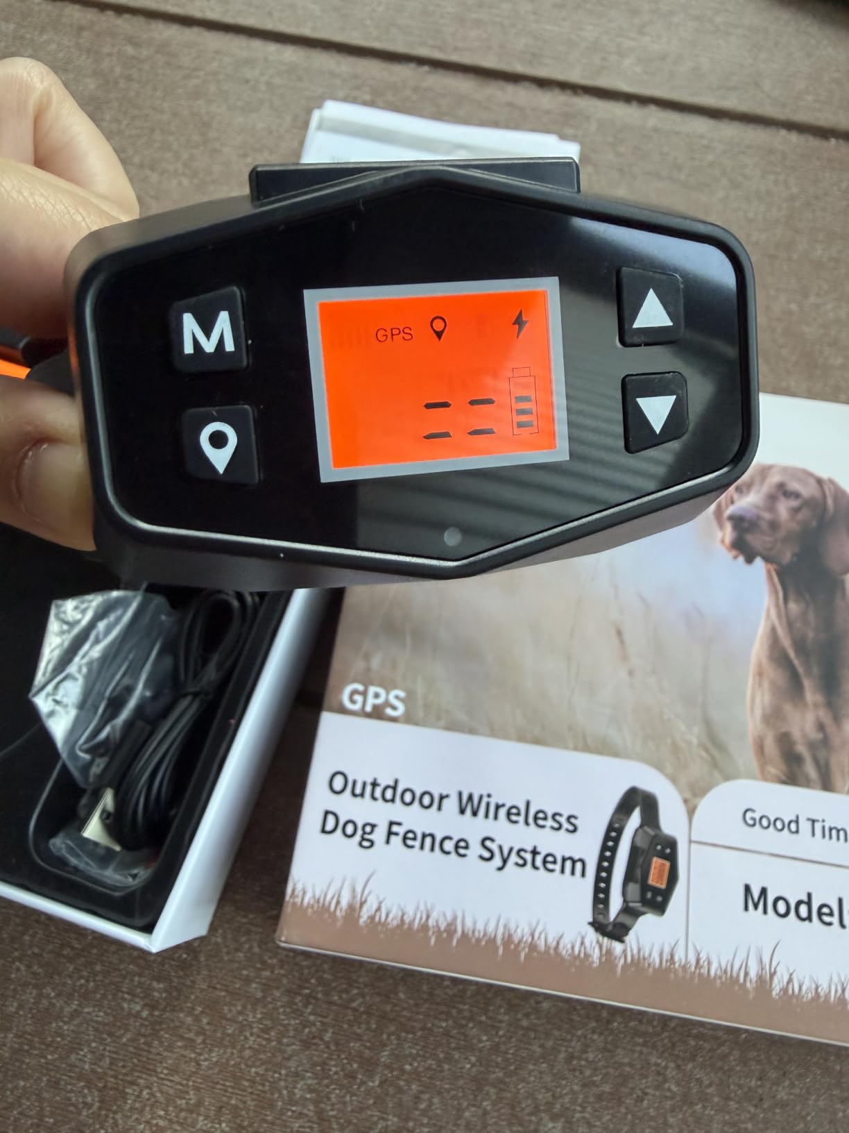 GPS Wireless Dog Fence Collar System 2 Mode Boundary IPX7 No Monthly customer photo 1