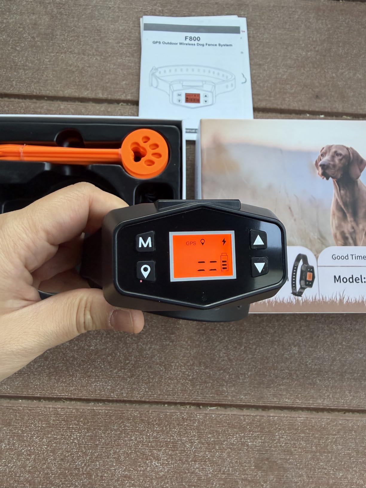 GPS Wireless Dog Fence Collar System 2 Mode Boundary IPX7 No Monthly customer photo 2