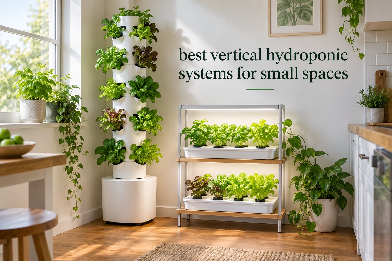 best vertical hydroponic systems for small spaces