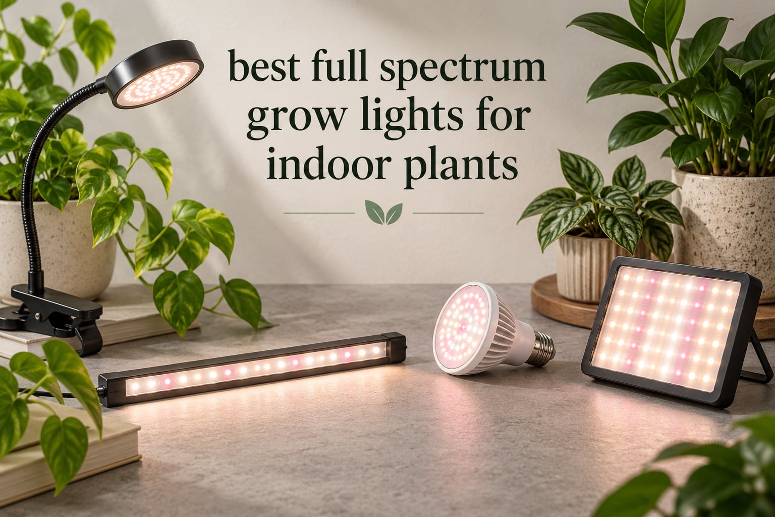 best full spectrum grow lights for indoor plants