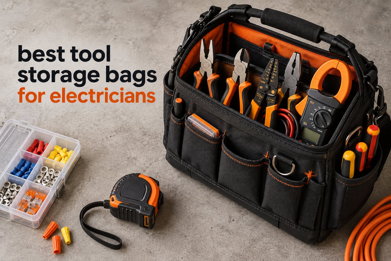 best tool storage bags for electricians