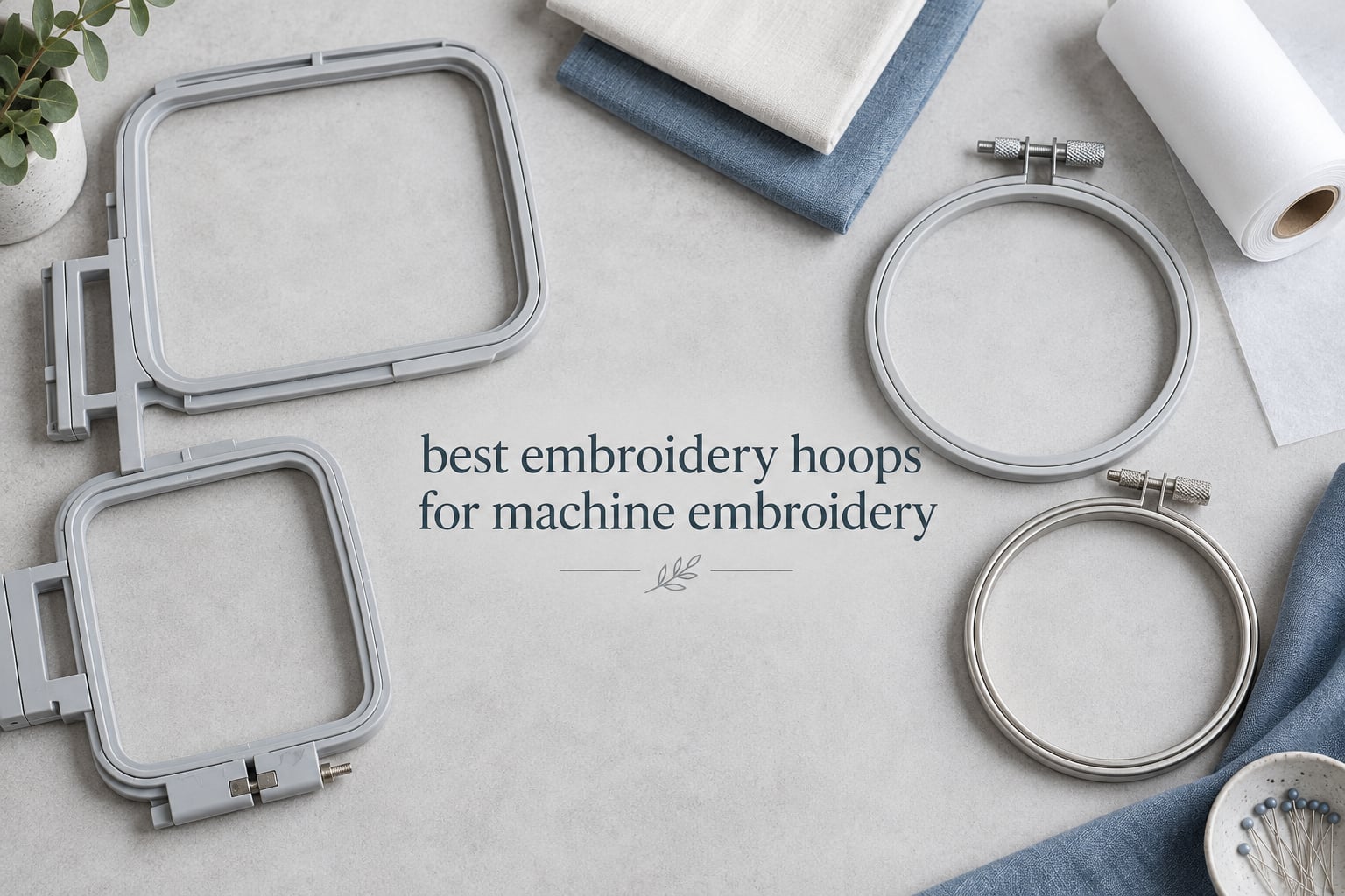 best embroidery hoops for machine embroidery