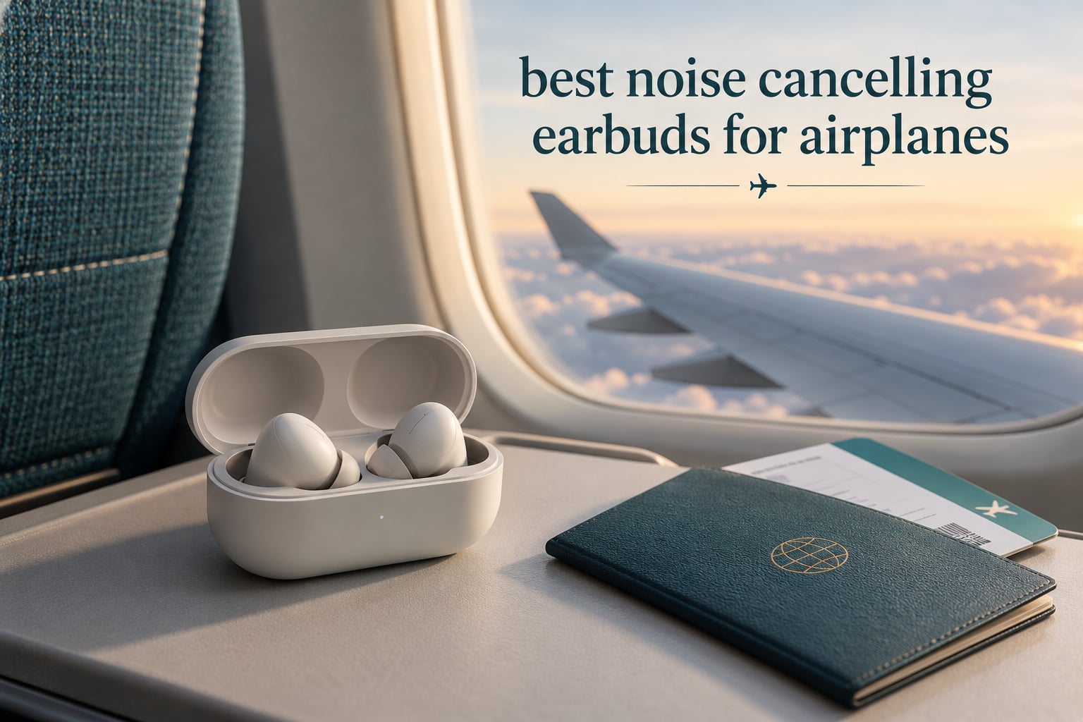 best noise cancelling earbuds for airplanes