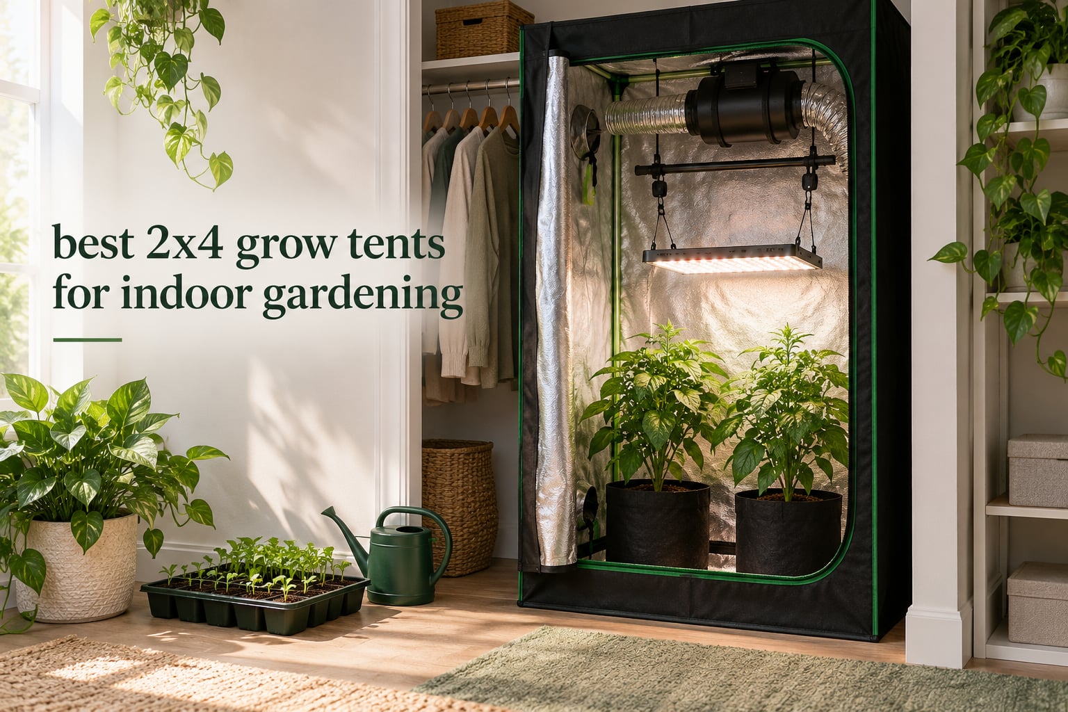 best 2x4 grow tents for indoor gardening