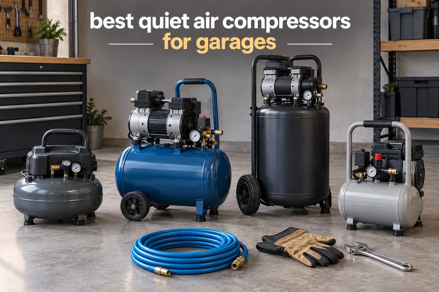 best quiet air compressors for garages