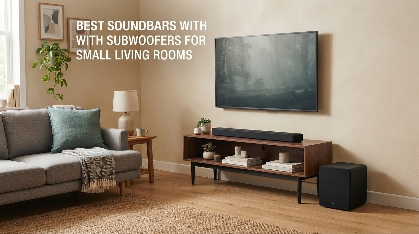 best soundbars with subwoofers for small living rooms