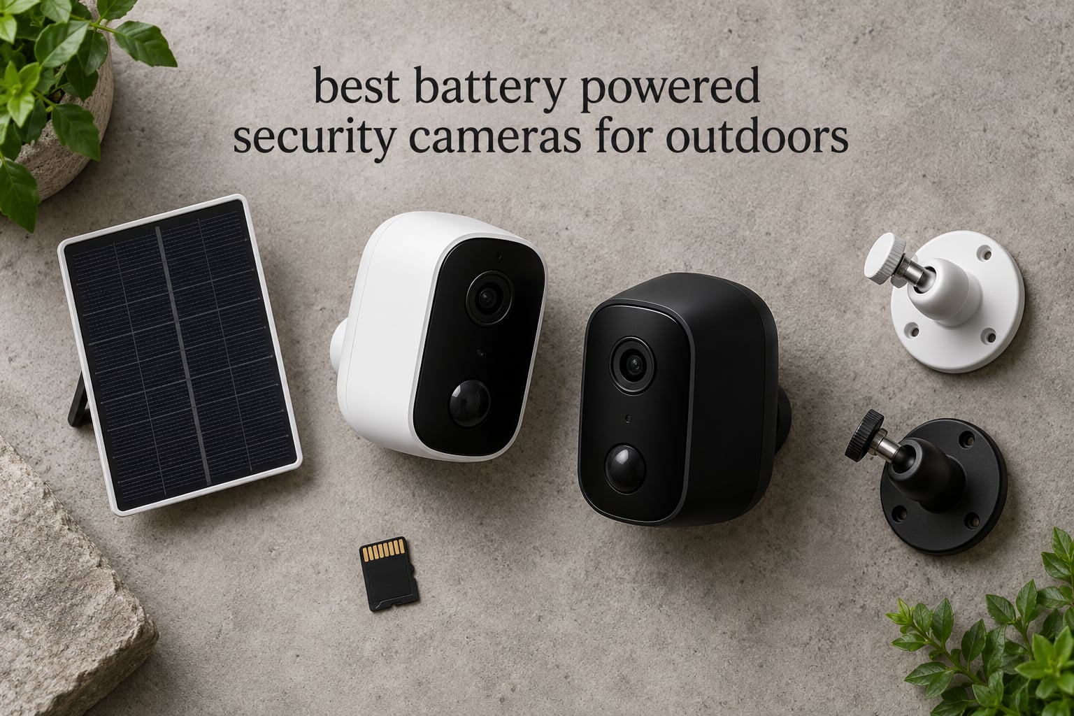 best battery powered security cameras for outdoors