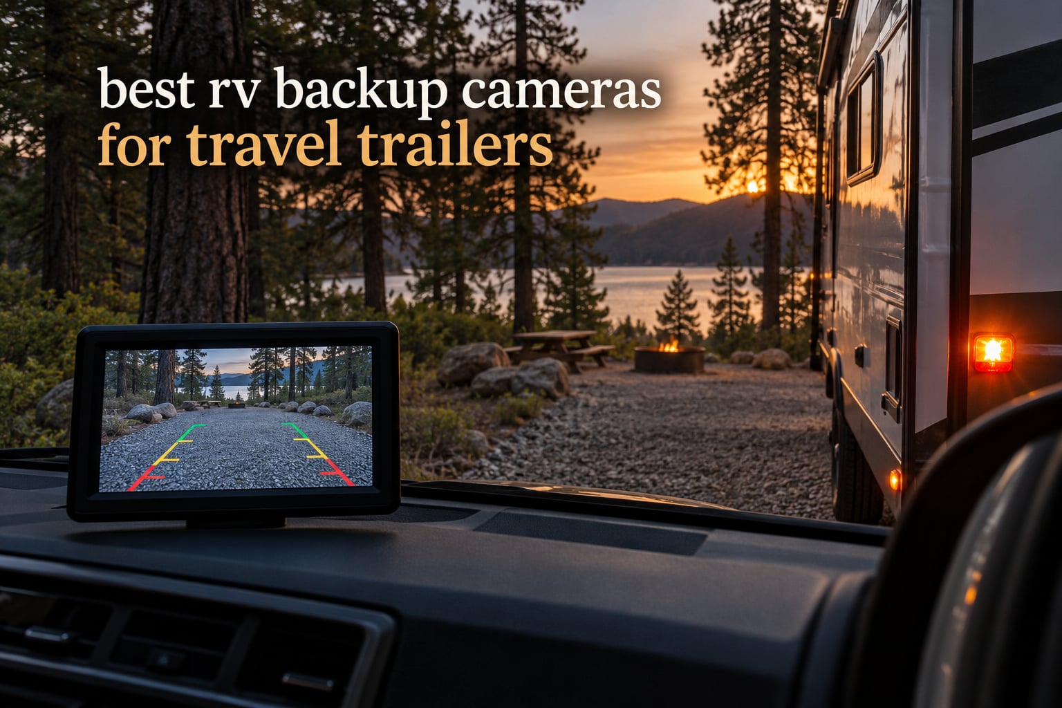 best rv backup cameras for travel trailers