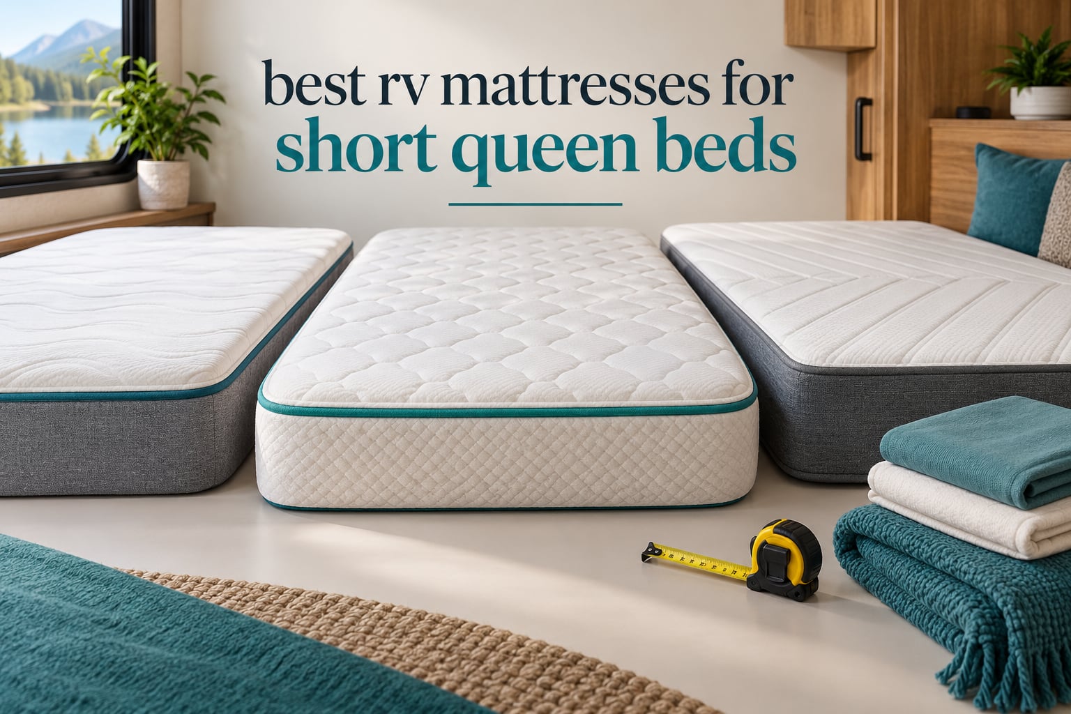 best rv mattresses for short queen beds