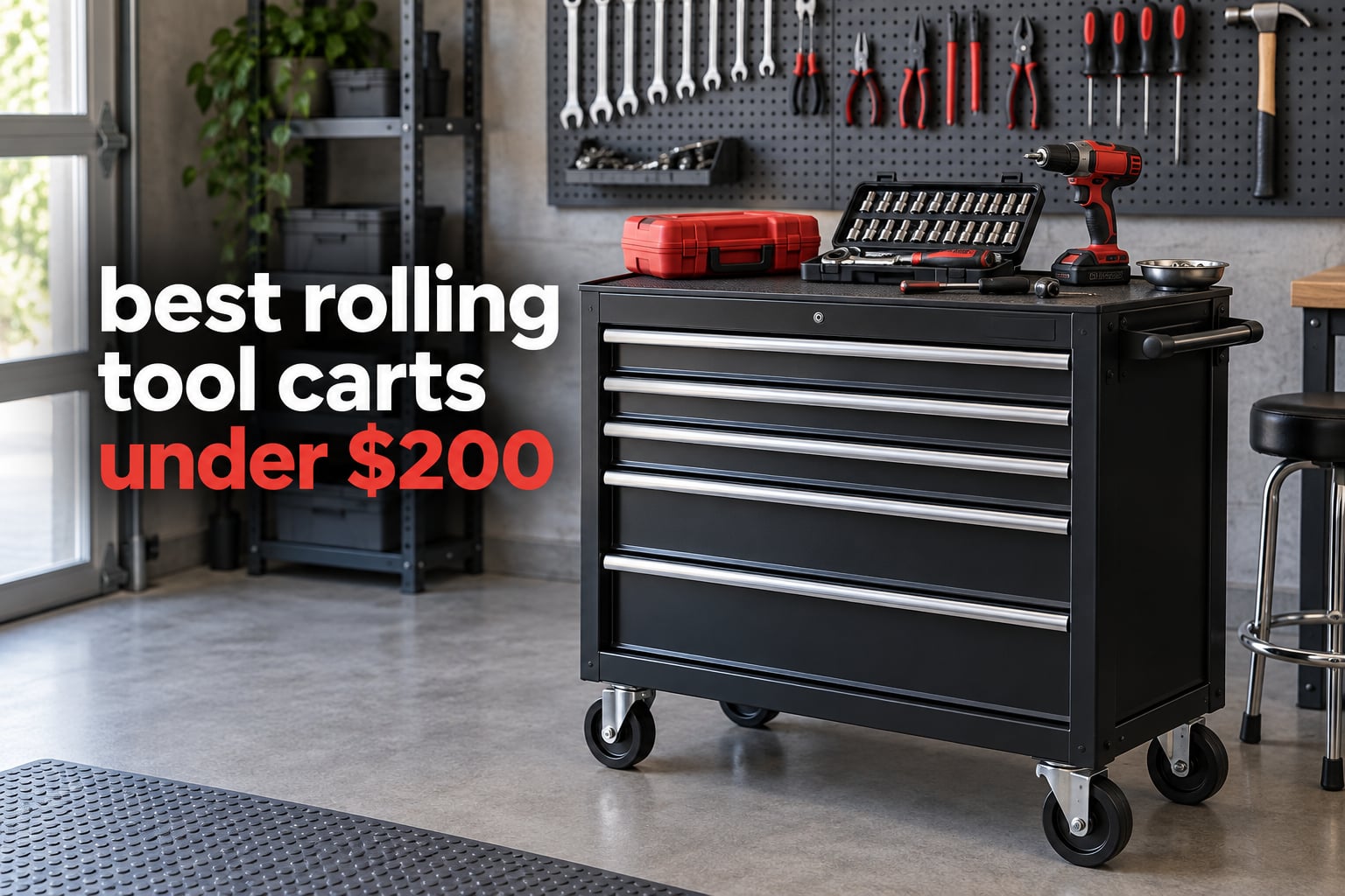 best rolling tool carts under $200
