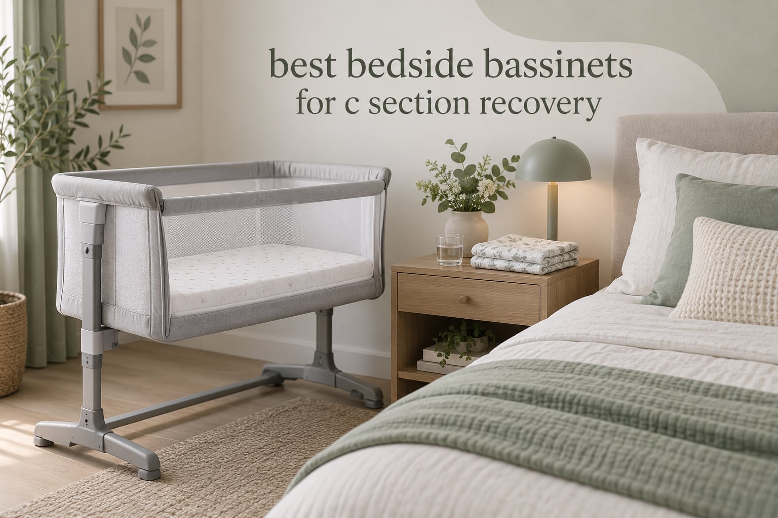 best bedside bassinets for c section recovery