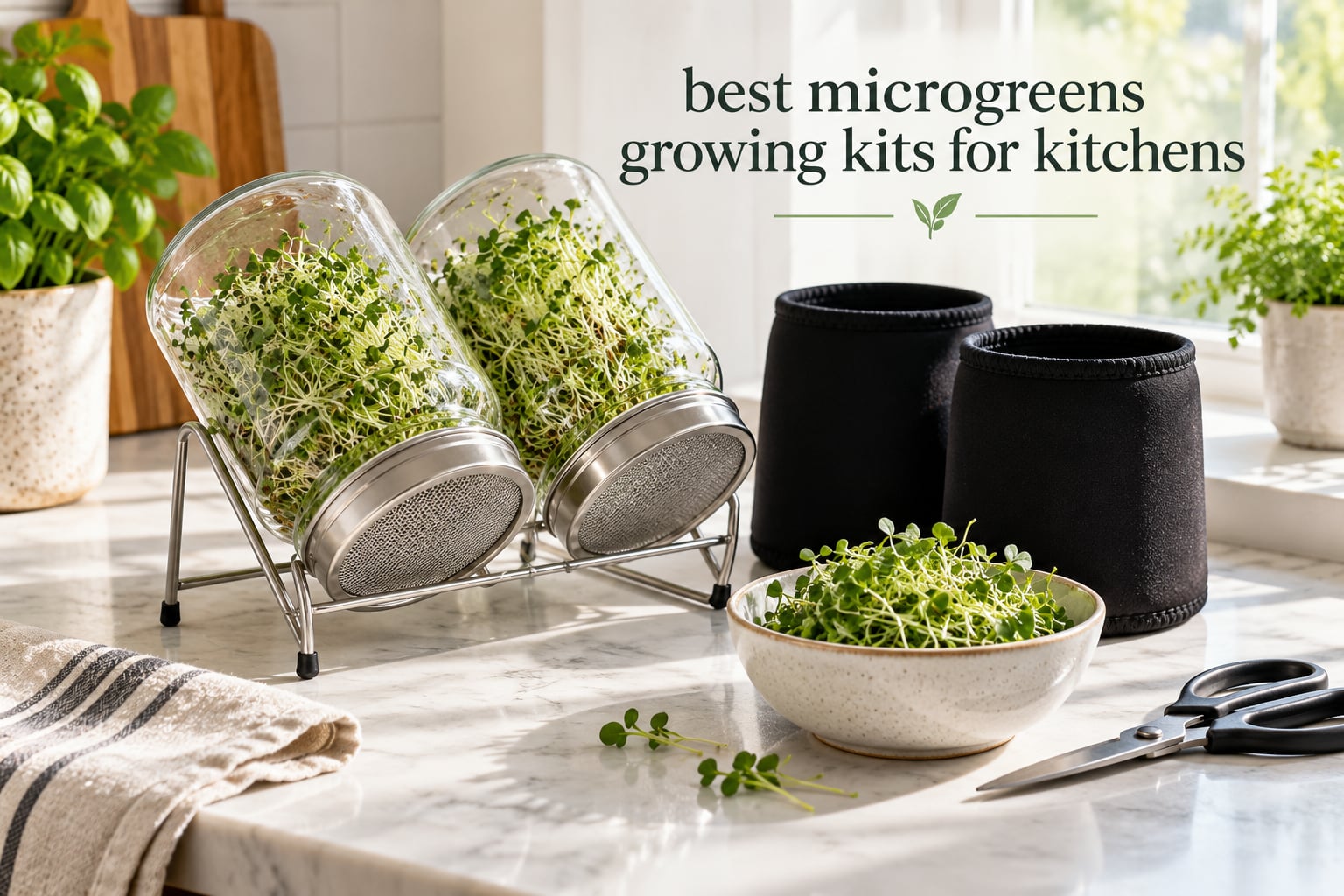 best microgreens growing kits for kitchens