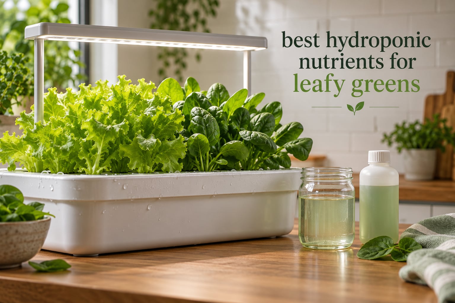 best hydroponic nutrients for leafy greens