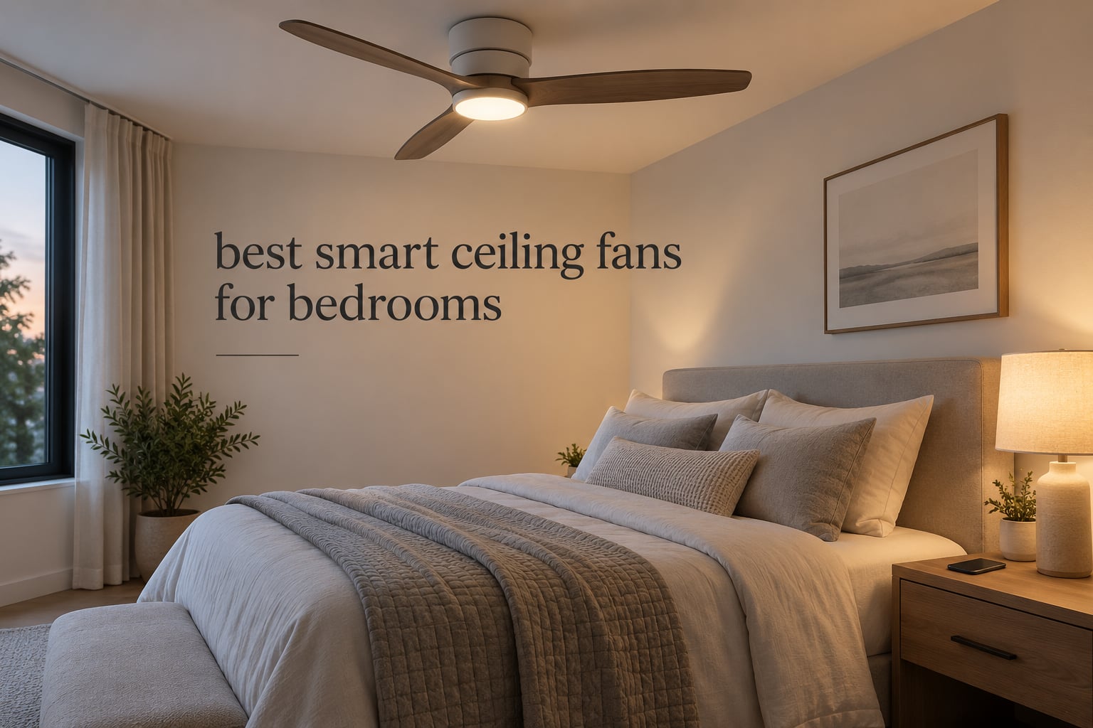 best smart ceiling fans for bedrooms