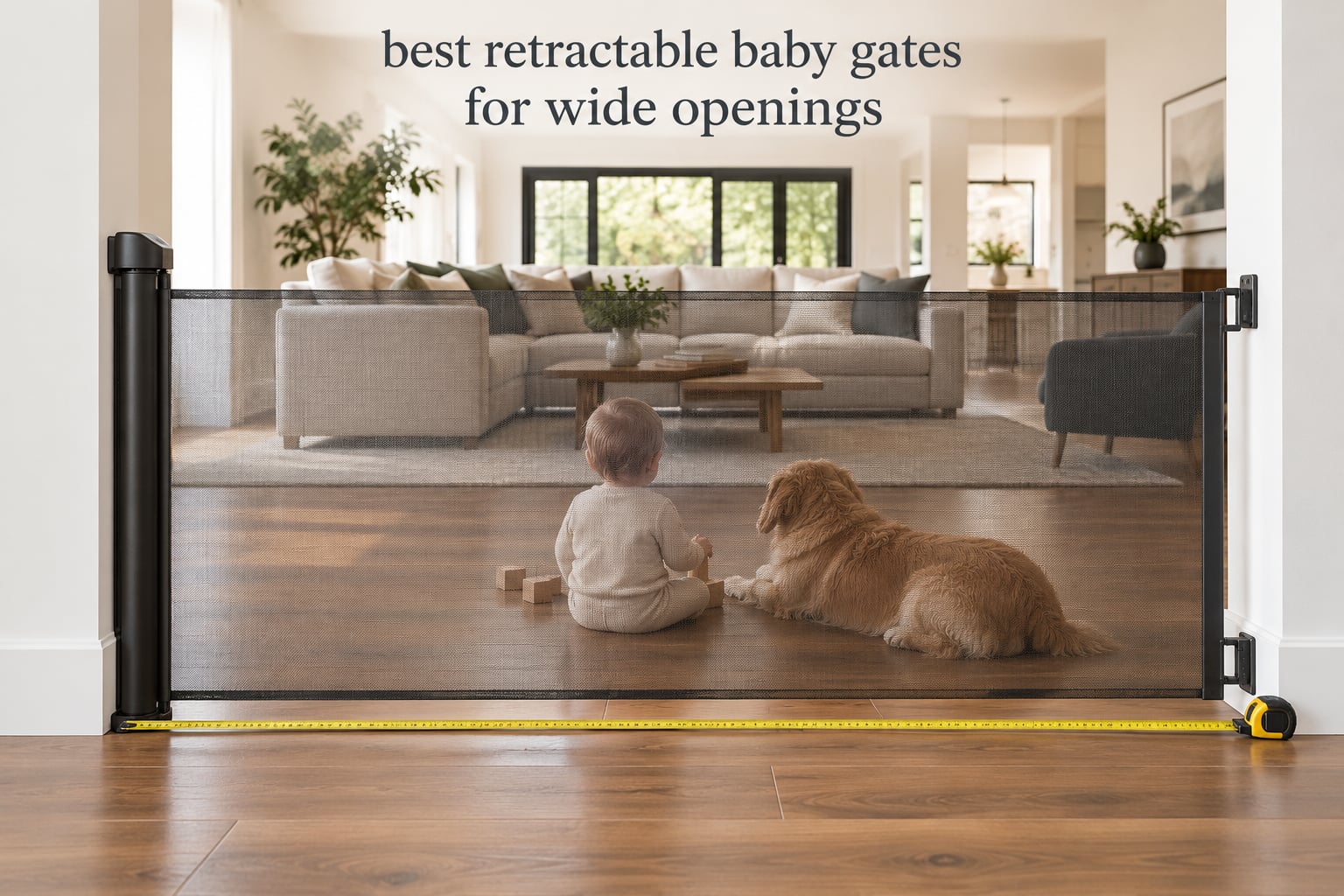 best retractable baby gates for wide openings